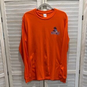 Gildan Vibrant Orange Long Sleeve Tee